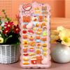 Cute Animal Rabbit Cat Soft Pinched Decompression Stickers Kawaii Cartoon 3D Decoration Decals Toys Stress Gift