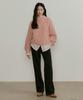 Lingseoul Button Corduroy Pants-Dark Brown
