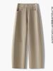 Women's High Waist Retro Curved Blade Jeans - Slimming Straight Fit for Spring & Autumn 2026