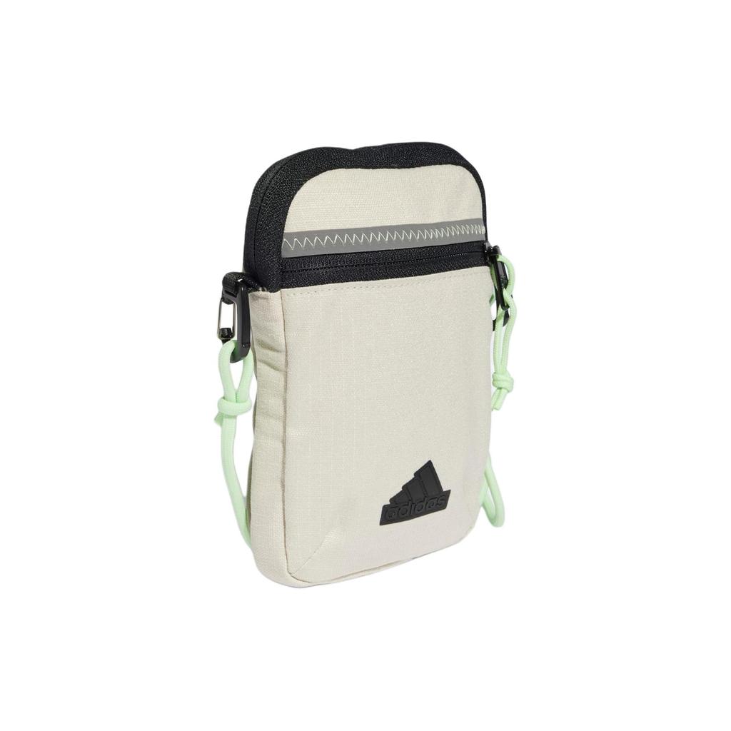 New Adidas Crossbody Bags Aluminum & Pebble Silver & Semi Green Spark & Black IP0392