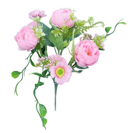 Useful Artificial Peony Fine Workmanship Eye-catching Decorative