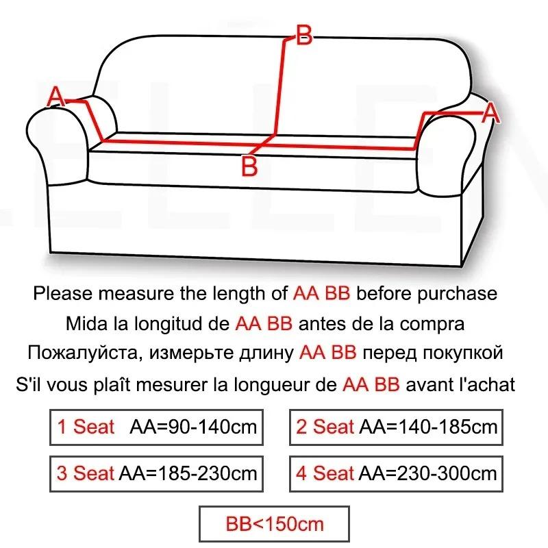 Sofabezüge 1/2/3/4 Sitzer Jacquard Dicke Couchbezug L-förmiger Sofabezug Schutz Bankbezüge