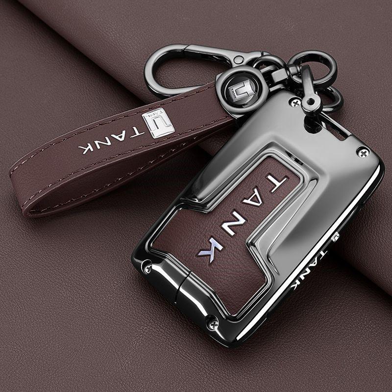 Tank 300 Key Case - Unisex Metal Shell Buckle, Full Coverage, Special Challenger Edition