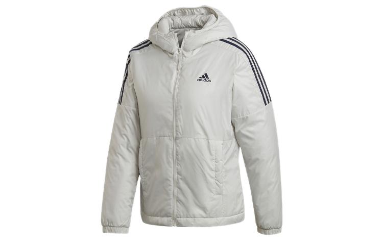 Adidas Puffer Jackets Women s White Hooded Moderate Other GH4600 XXL