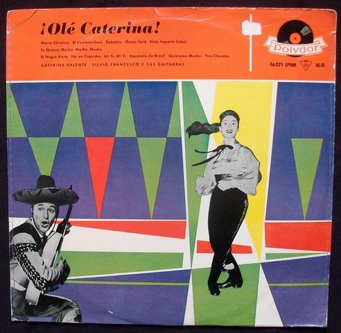 

LP Record CATERINA VALENTE SILVIO FRANCESCO Ol Caterina 46029LPHM POLYDOR 1957 Spain Latin Used