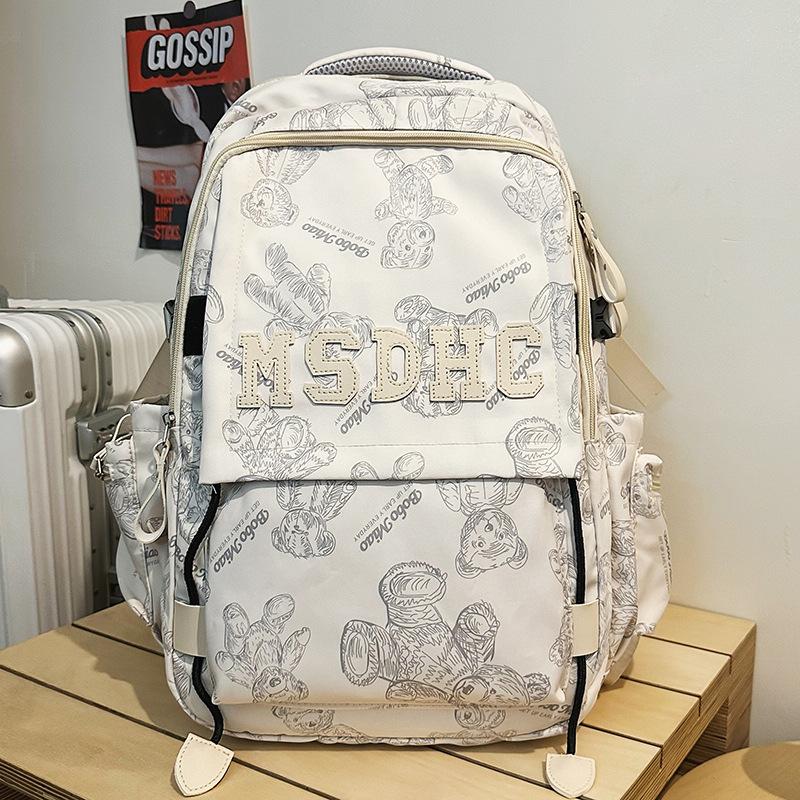 Primary School Girls Junior High School Students Burgundy Large Capacity Boys Backpack College Students Backpack
