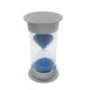 Sanduhr 20 Minuten Sanduhr Sand Uhr Sand Timer Home Desktop Bücherregal Dekor Kinder Weihnachten Geburtstag Geschenk (Silber und Blau)