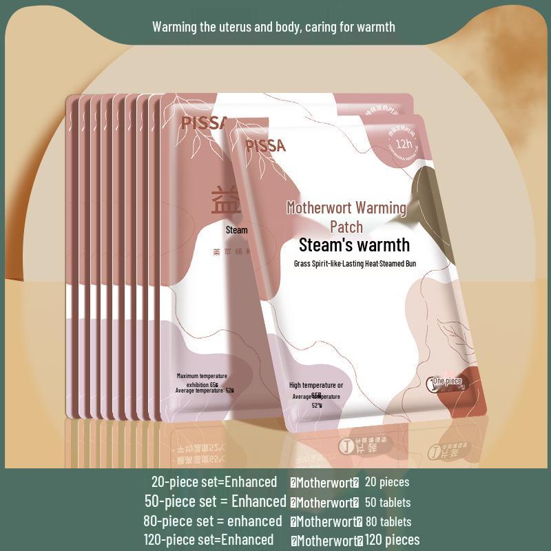 10-Pack Warm Baby Stickers for Menstrual Relief with Mugwort and Motherwort