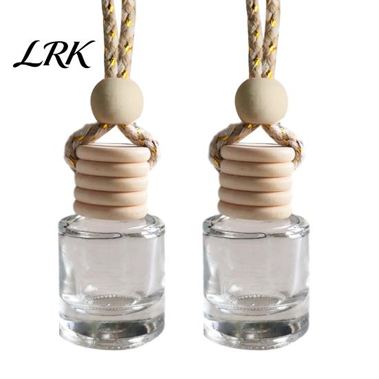 Decorative Hanging Air Freshener Car Perfume Bottle Pendant, Creative Diffuser Ornament for Vehicle, Portable Essential Oil Holder, Interior