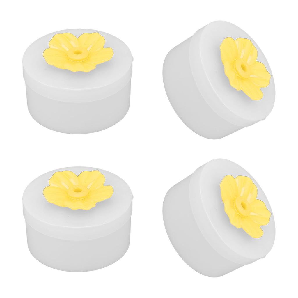 4pcs Hummingbird Feeder Flower Shaped Handheld Bird Feeder Wild Bird Feeding Tool for Outdoor