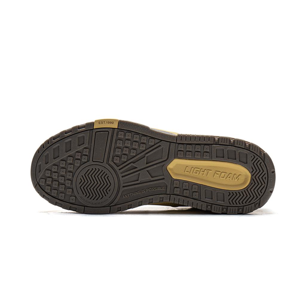 Li Ning Wave MID Thermal Slip Resistant Mid top Skateboard Shoes Unisex Umber AGCV379-1