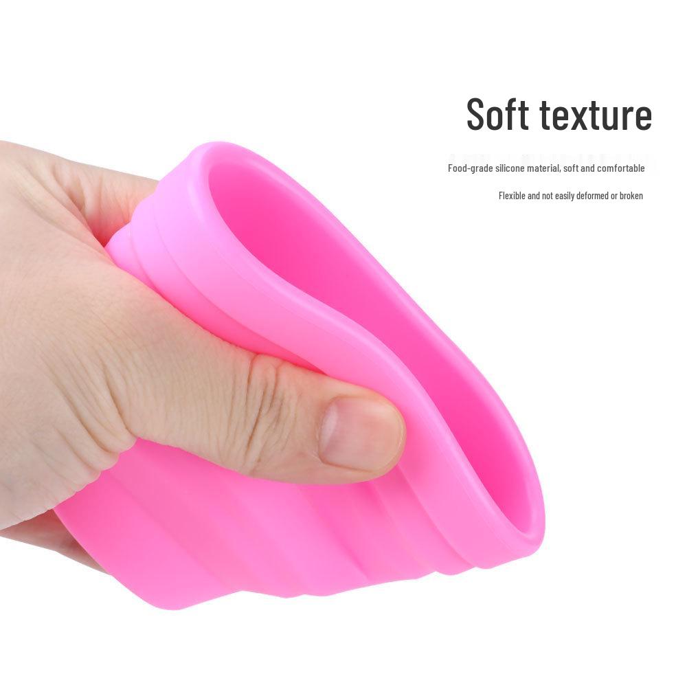 Microwave-Safe Foldable Silicone Menstrual Cup for Travel