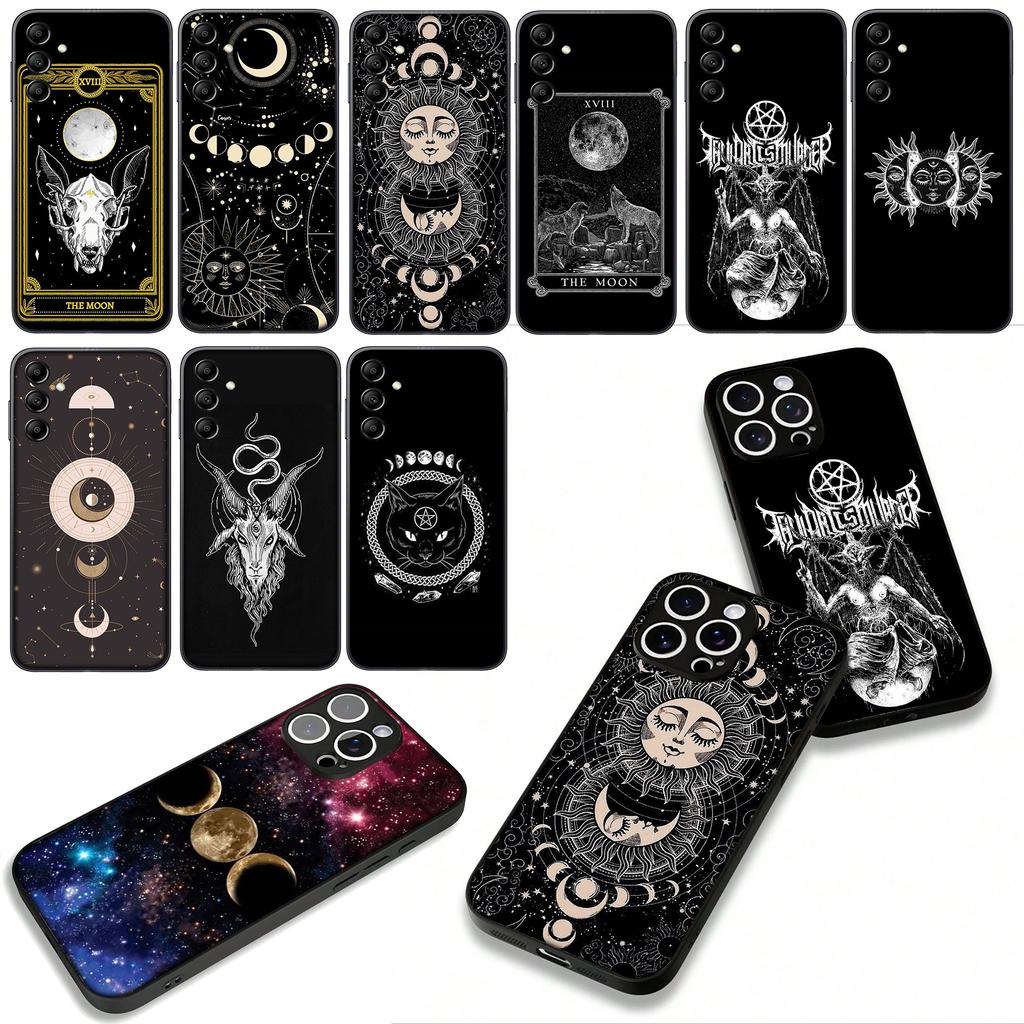 For Motorola Moto Edge 70 60 Fusion 40 NEO 20 Pro G Stylus G56 G96 G52 G41 G42 G51 Case Moon Tarot Mystery Totem Divine Witch