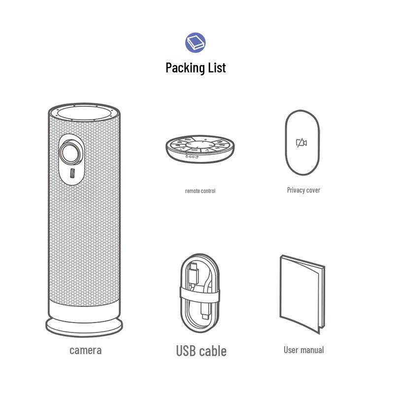 Hikvision V122 All-in-One 1080P Video Conference Camera