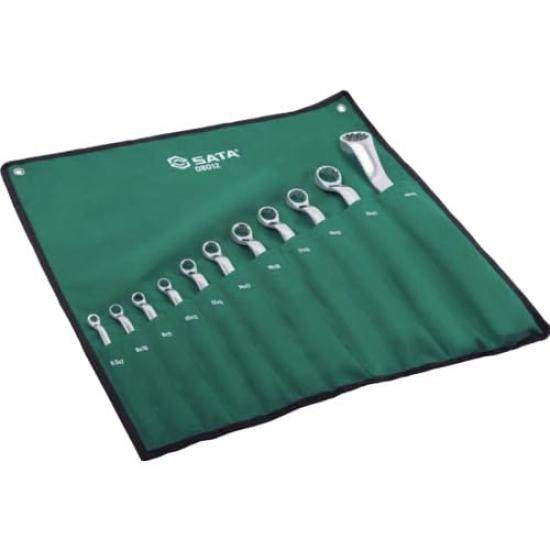 SATA Box Wrench Set 08012 Double-Ended (11 Pieces) 40°