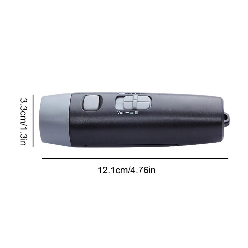 

Electric Whistle 3 sound effects Adjustable Whistle Handheld Whistle with Cord for Football Basketball Volleyball Hockey чорний