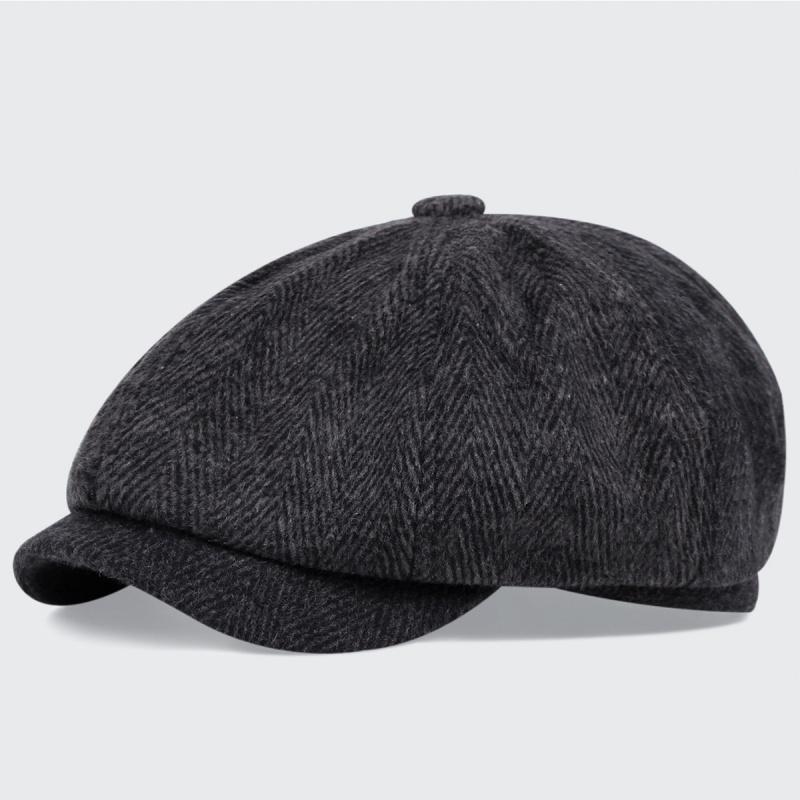 Men Casual Peaky Blinders Hat Spring Autumn Retro Beret Hats Wild Casual Hats Unisex Wild Octagonal Cap Girl Newsboy English Hat