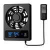 Ventilador de Refrigeração Inteligente para Terrário de Répteis com Display LED Ventilador de Ventilação de Vento Forte Baixo Ruído Refrigeração Fa