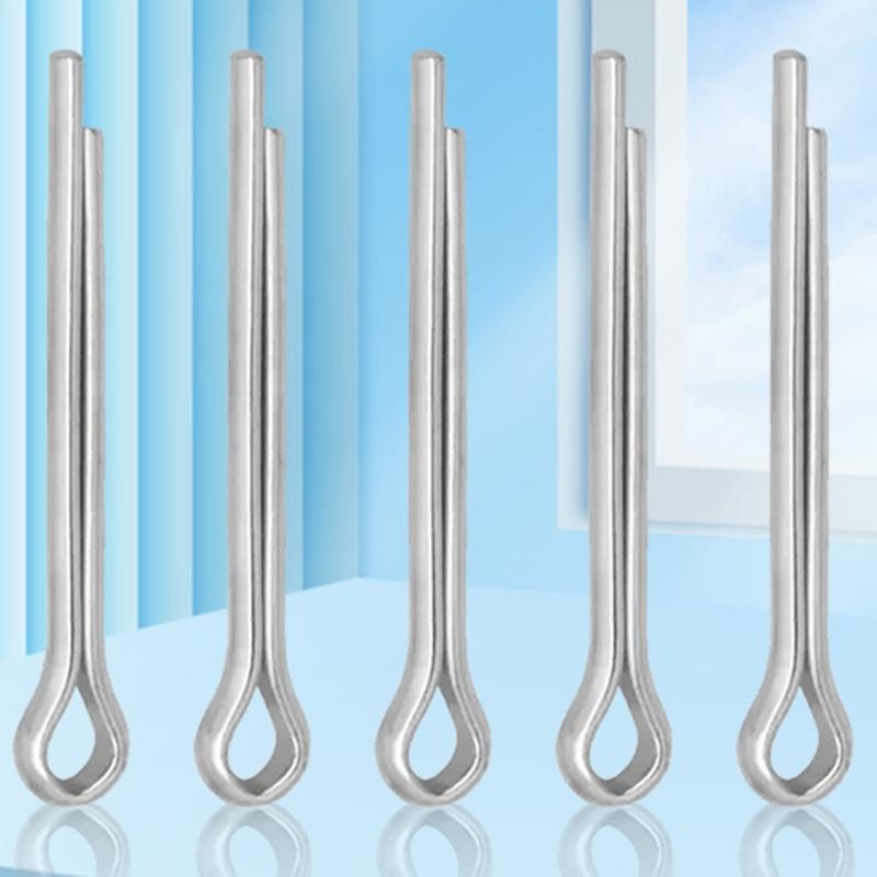 150Piece Cotter Pin Set, Stainless Steel Cotter Pins Assortment with Assortment Box, Safety Cotter Pins Set for Car