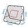 Vtuesxn Rebound Pitching 100cm x for Indoor and Outdoor Ideal for and Foldable Return Futsal Training Pitching Practice Equipment Net, Net, 103cm,
