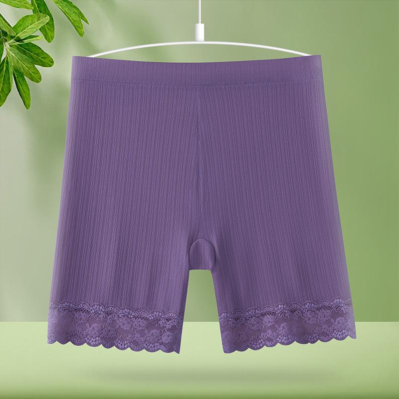 Plus Size Women Spring and Summer Belly Lift Hip Breathable Anti Loose Cotton Crotch No Trace Leggings