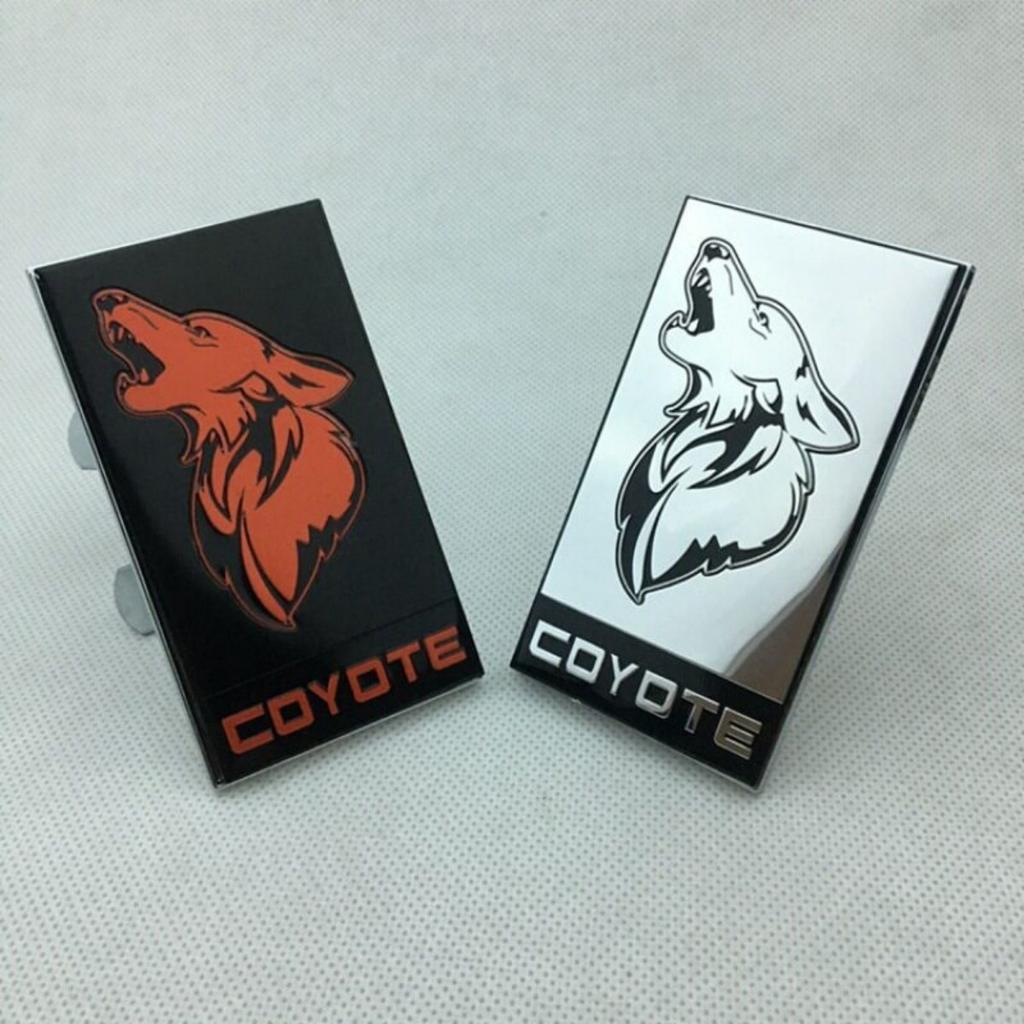 Car front Grille Badge Fender Side Rear Trunk Tailgate Wolf Badge Sticker Emblem Decal