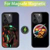 Game M-Metroid Phone Case For iPhone 16,15,14,13,12,11,Pro,Max,Plus,Mini,SE Magsafe Magnetic Wireless Charging