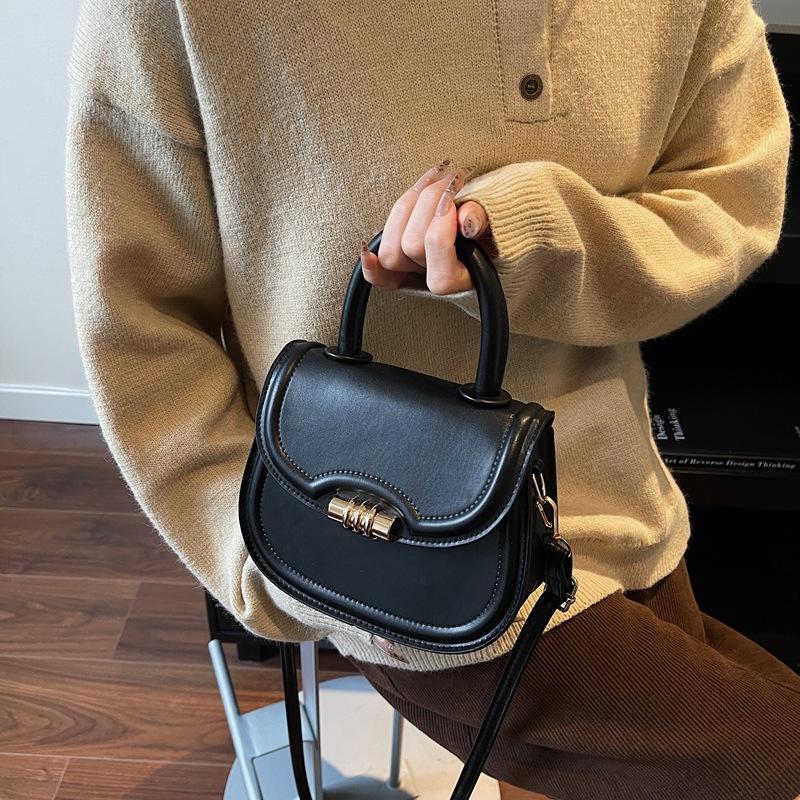 Handbag, Retro Saddle Bag, High-end Single-shoulder Crossbody Bag