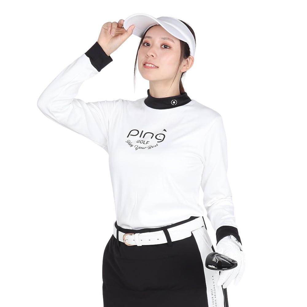 

Ping Apparel Рубашка с длинным рукавом и высоким воротом Флисовая гольф-поддева Размер LL Женская (Гладкая подкладка) / / 622-4266904 030_Белый,