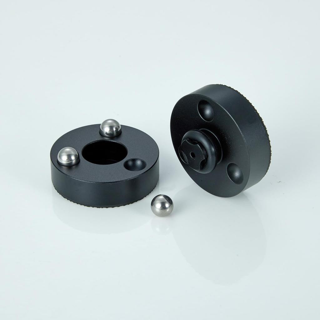 Pailvens Speaker Insulators Speaker Stands with Steel Metal Spike Audio Sound Quality Vibration Silver (4 pieces), Balls, Stands, Improvement,
