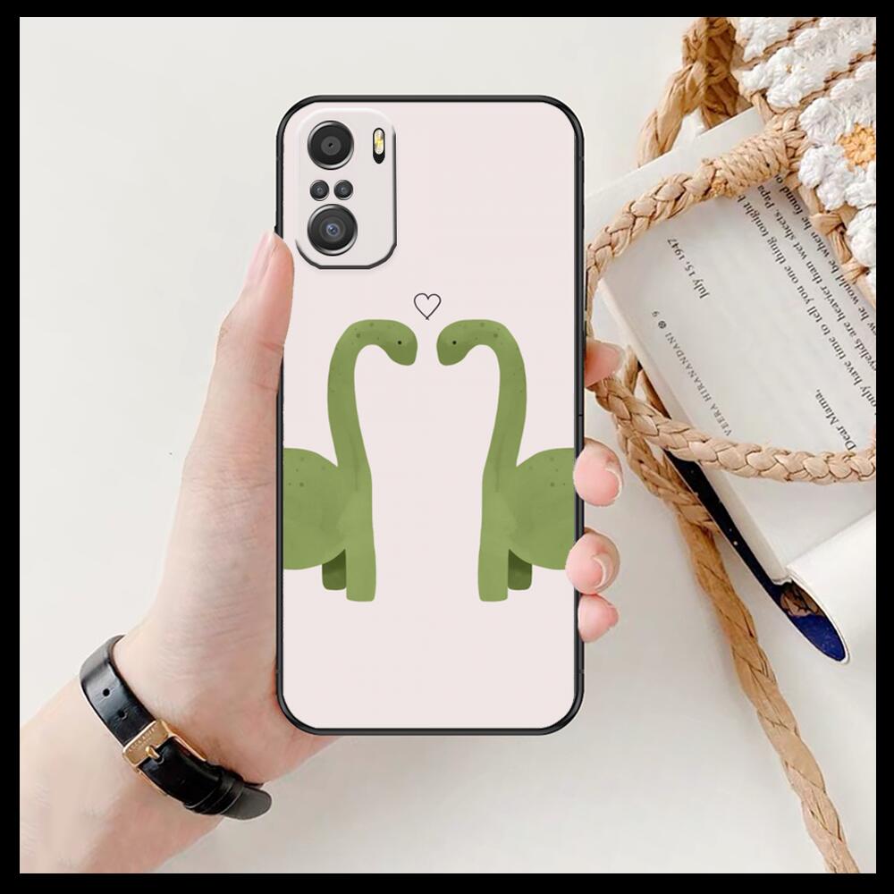 LIEBE herz Für Xiaomi Redmi Hinweis 10S 10 9T 9S 9 8T 8 7S 7 6 5A 5 Pro Max Weiche Schwarze Telefon Fall