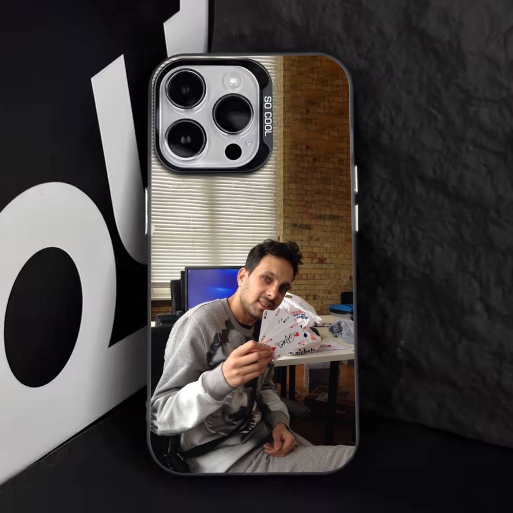 

D-Dynamo-O Phone Case For iPhone 17,16,15,14,13,12,11 Plus,Pro Max,XS,Colored Silver Plated Inside Cover iPhone12
