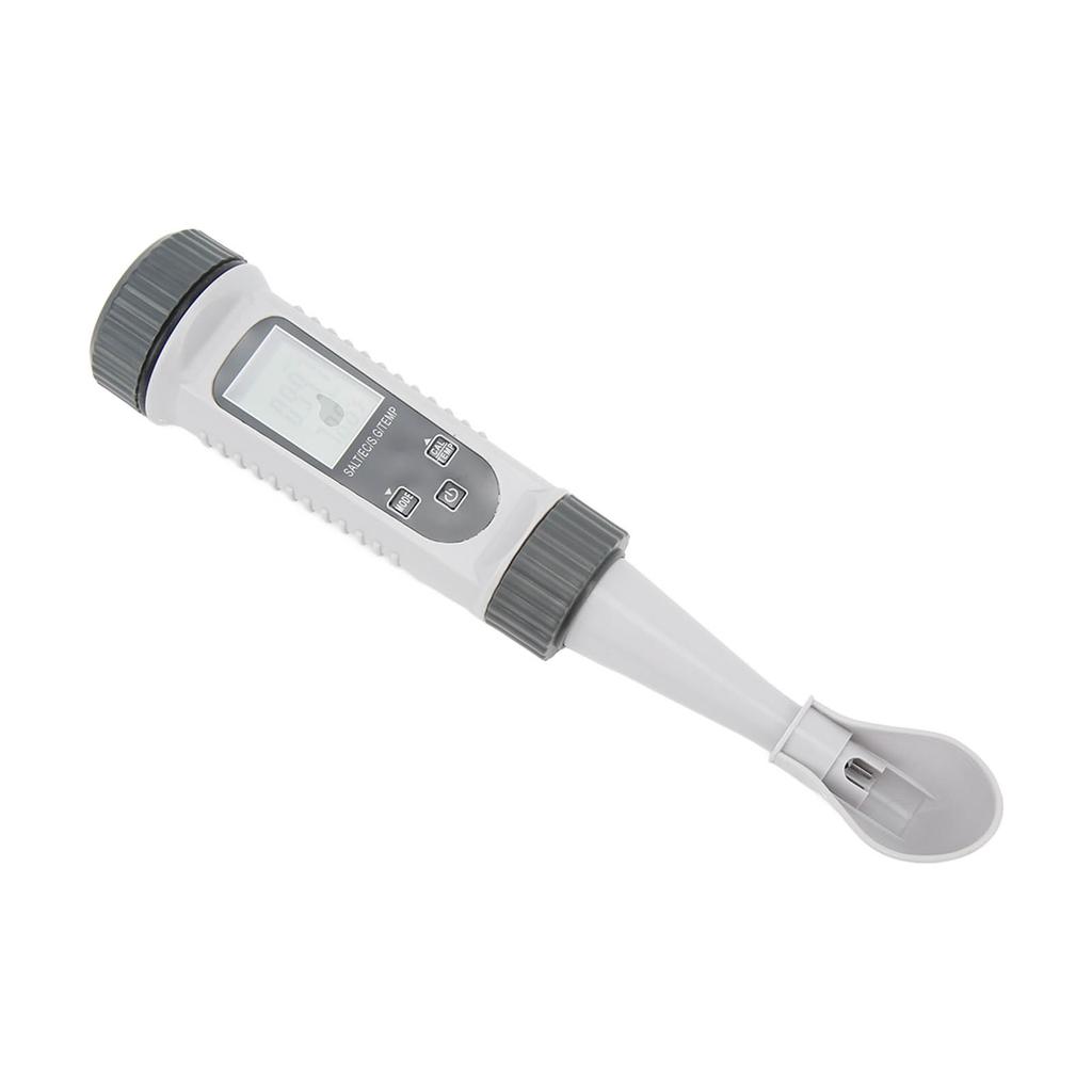Digital Salinity Tester High Accuracy Wide Range Temp Comp Large LCD Water Quality Tester for EC