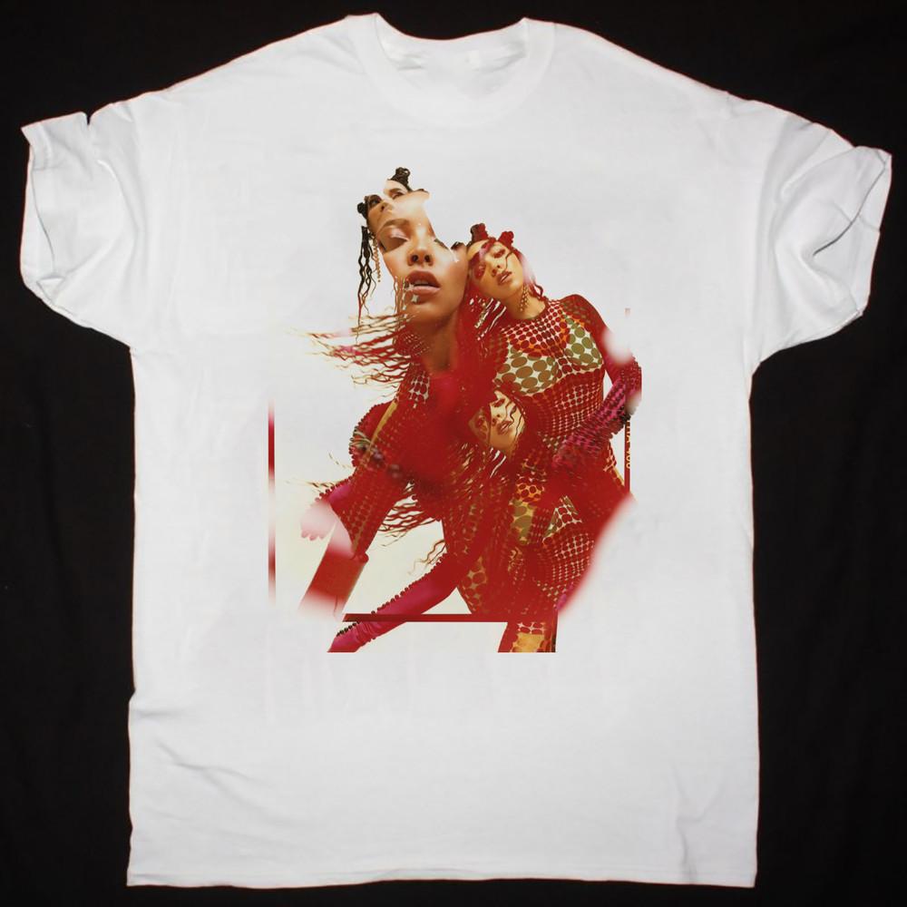 Tinashe White Live On Stage T-Shirt Cotton All Size Unisex Unisex T-Shirt M