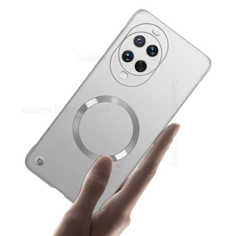 Cases For Huawei Nova 14 Ultra For Magsafe Frameless Matte Case For HUAWEI Nova 14 Pro Magnetic Borderless Frosted Cover Nova 13 14 Pro Tough Case