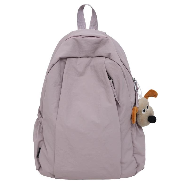 Travel lightweight advanced sense niche backpack college student commuter junior high school girls schoolbag Japanese and Korean simple backpack