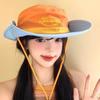 Color Matching Fisherman Cap Sun Protection Sun Hat Retro Hiking Caps  Summer