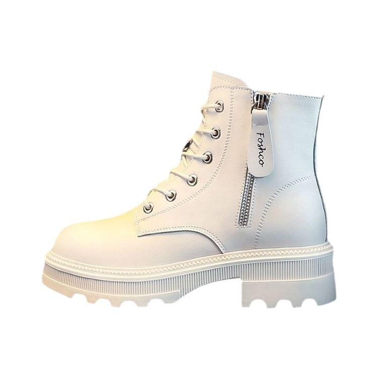 Snow Boots Women's Shoes 2025 New Boots Fleece Shoes Thickened Cotton Shoes Winter Short Boots Platform Martin Boots Winter Shoes