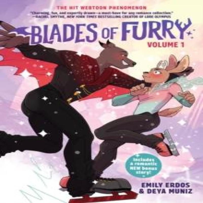 Blades of Furry A Graphic Novel by Emily Erdos Paperback Book 9780316459938