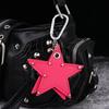 Handmade Drilling and Puncture Pentagram Bag Pendant Backpack Hangings Decor  Gifts