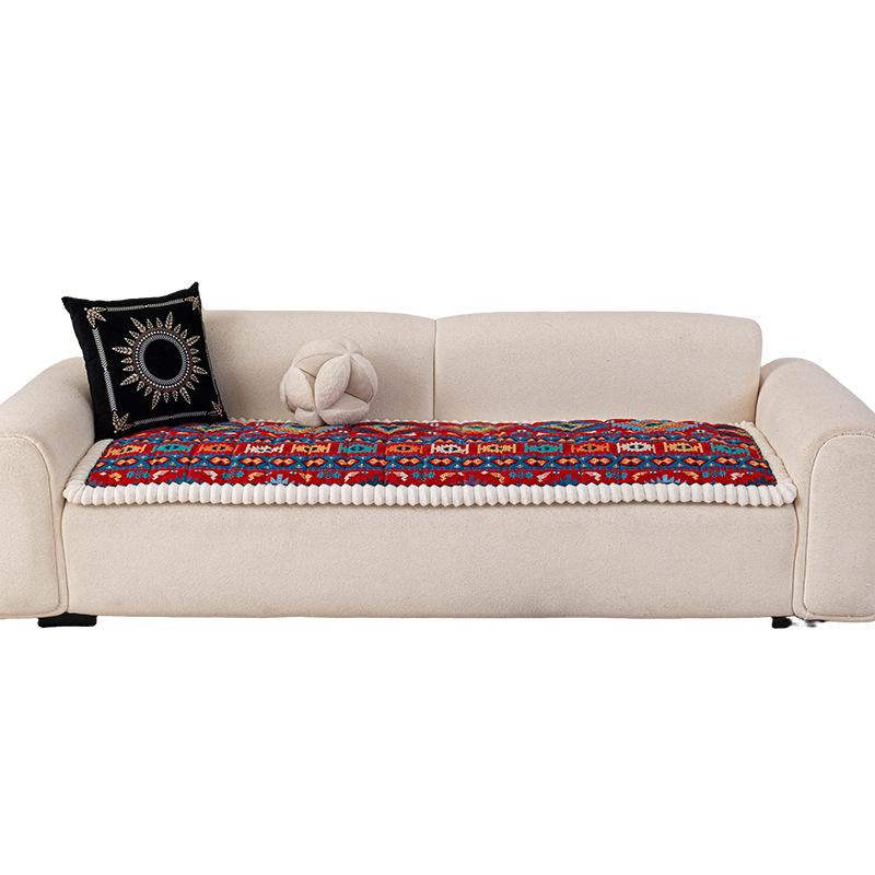 Sofa Cushion Thickened Bohemian Wind Non-Slip In Autumn And Winter New Simple And Advanced Ethnic Wind Seat Cushion