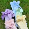 0-3T Newborn Baby Girl Bowknot Middle Tube Socks Bow Knee High Long Cotton Lace Baby Socks Comfortable Children Princess socks