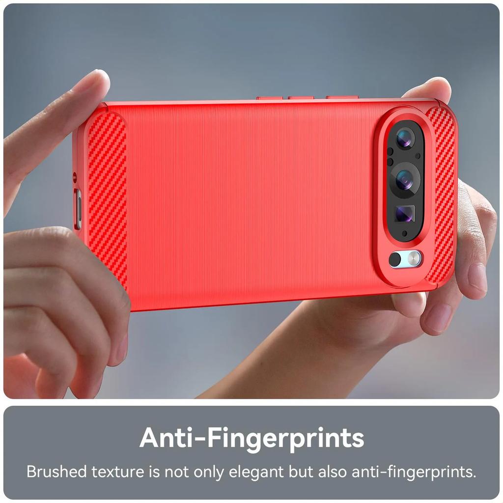 Phone Case For Google Pixel 9 ,flexible Tpu Fiber Protective Cover For Google Pixel 9