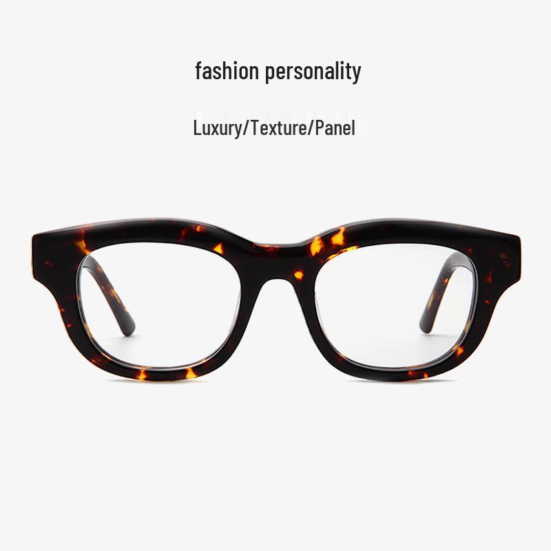 

Xiaohongshu Retro Oval Flat Light Glasses: European, American Style, Cool, Sweet, Advanced Face Accessory Optical Glasses