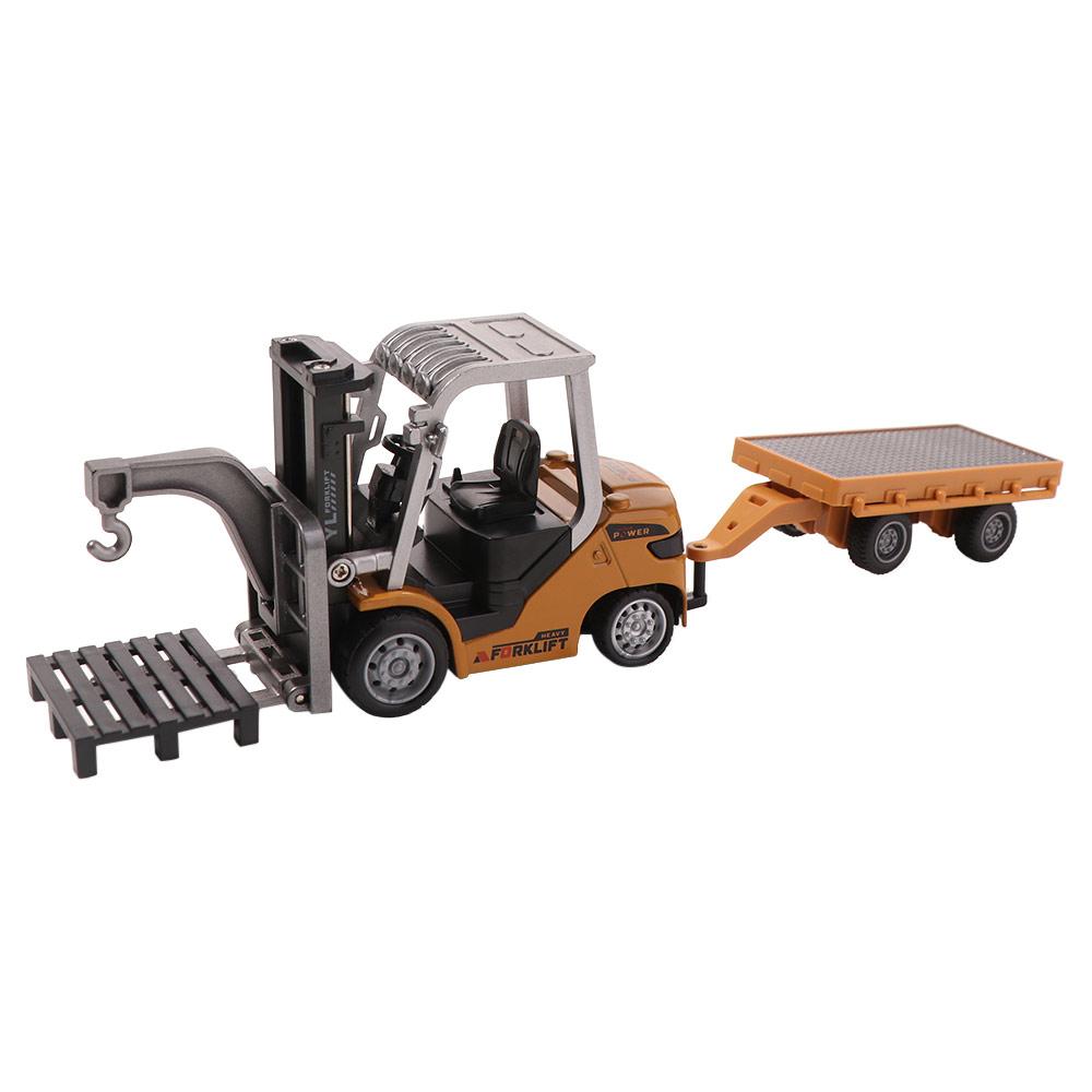 2.4g Remote Zinc Zinc Alloy Forklift Variable Speed Mini Forklift Remote Control Forklift Boys Toy