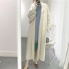 Autumn Loose Over-Knee Long Sleeve Thick Velvet Knit Cardigan Sweater for Women
