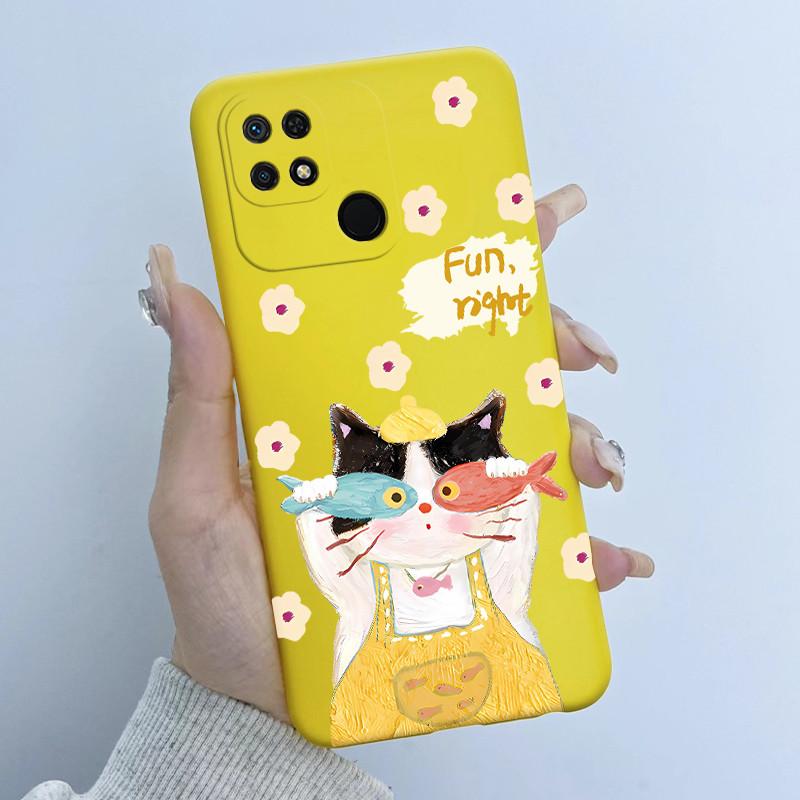 For Xiaomi Redmi 10C Phone Case Fashion Butterfly Flower Girls Design Soft Silicone TPU Back Housing for Redmi10C 10 C Covers
