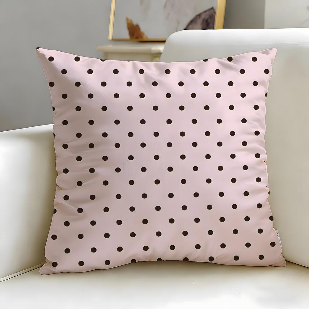 Cute Cartoon Texture Cushion Cover Soft EasyWash Pillow Case Versatile for Couch Bed Travel and Office