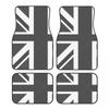 Tappetini Auto su Misura Set Anteriore e Posteriore Union Jack per Mini Cooper 2007-2023 R55 R56 R57 R60 R61 F54 F55 F56 F57 F60 Clu