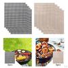5pcs BBQ Grilling Mesh Mat Replacement PTFE Coated Non-Stick Cooking Fish Sheet Outdoor Activities